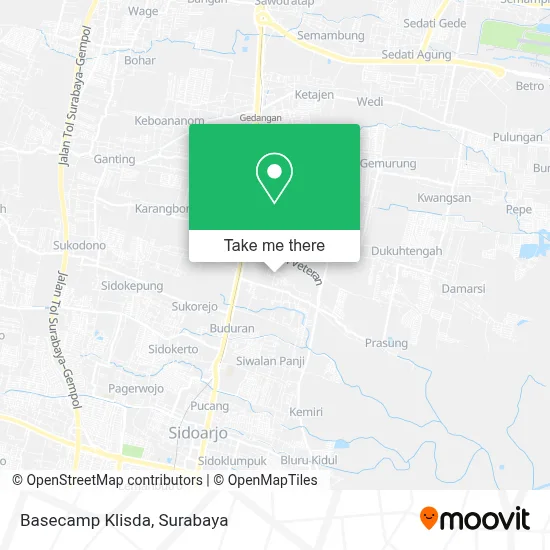 Basecamp Klisda map