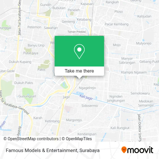 Famous Models & Entertainment map
