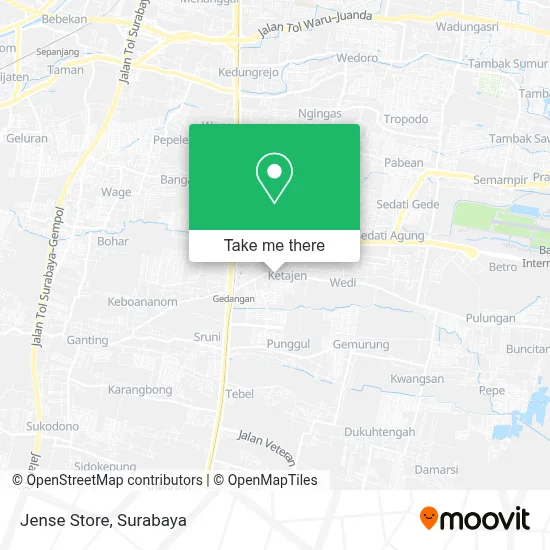 Jense Store map