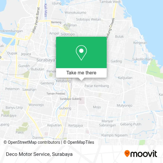 Deco Motor Service map