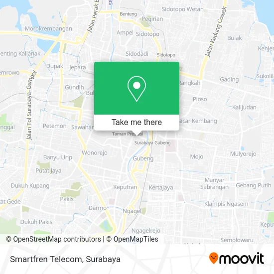 Smartfren Telecom map