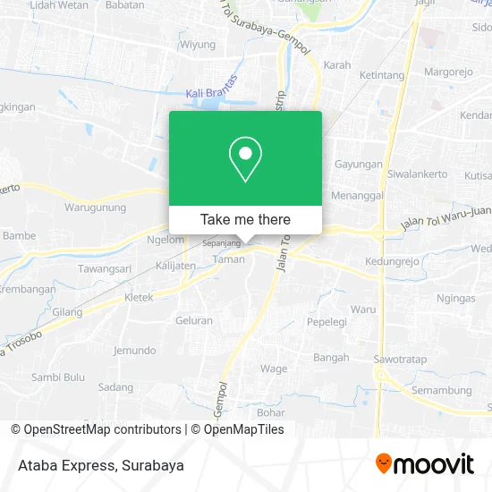 Ataba Express map