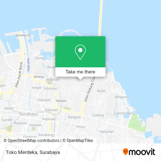 Toko Merdeka map