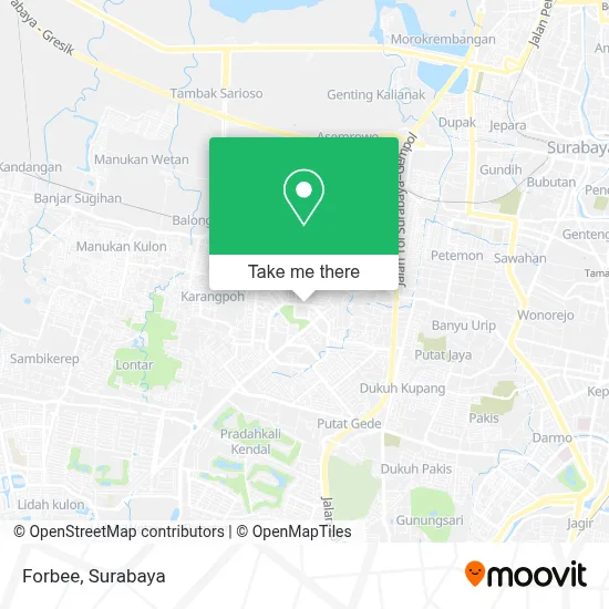 Forbee map