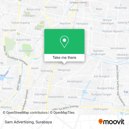 Sam Advertising map