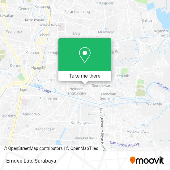Emdee Lab map