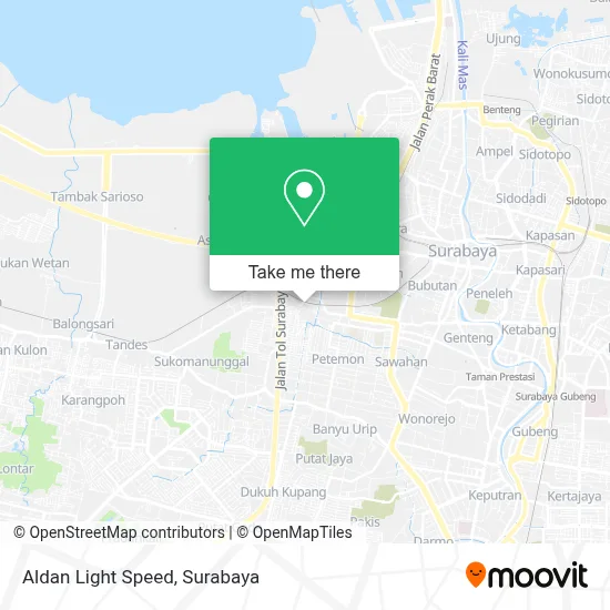 Aldan Light Speed map
