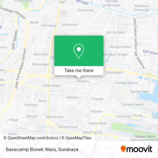 Basecamp Bonek Waru map