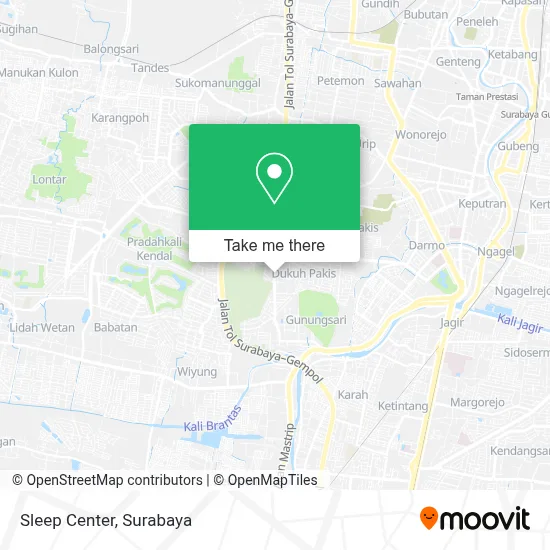 Sleep Center map