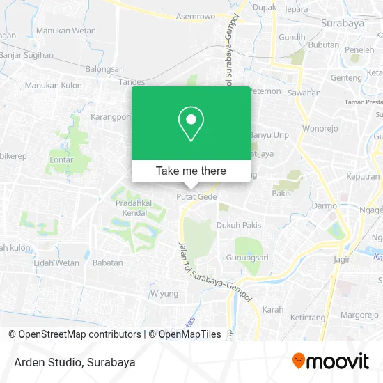 Arden Studio map