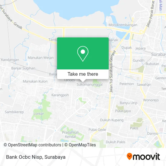 Bank Ocbc Nisp map