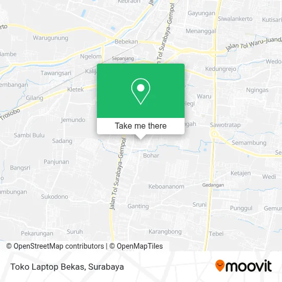 Toko Laptop Bekas map