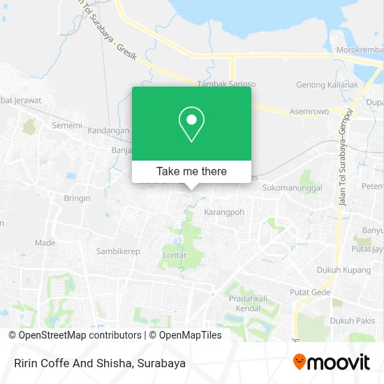Ririn Coffe And Shisha map