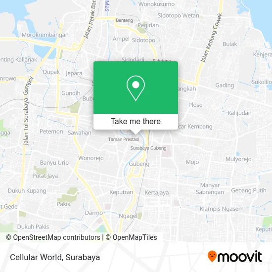 Cellular World map