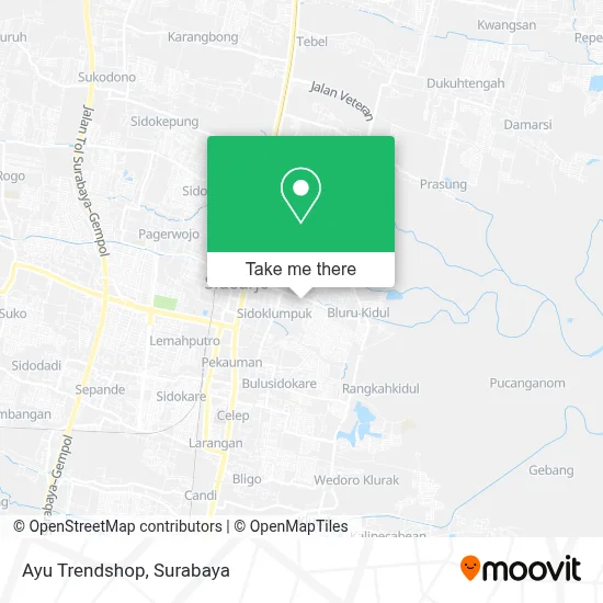 Ayu Trendshop map