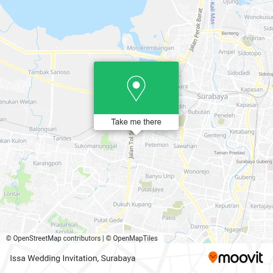 Issa Wedding Invitation map