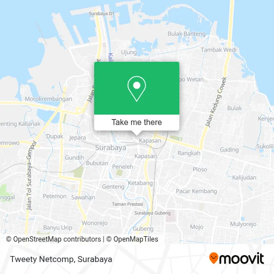 Tweety Netcomp map