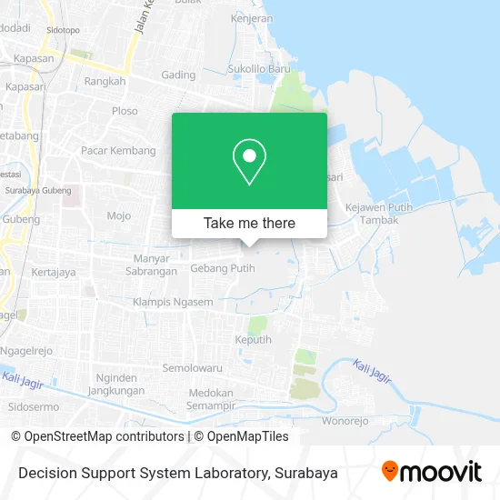 Decision Support System Laboratory map