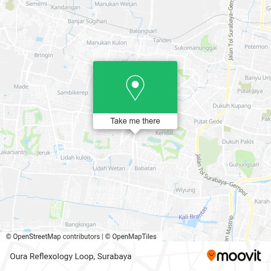 Oura Reflexology Loop map