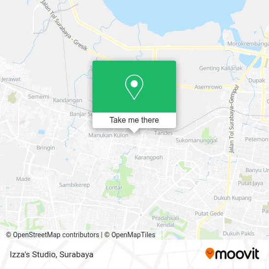 Izza's Studio map
