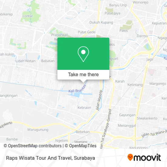 Raps Wisata Tour And Travel map
