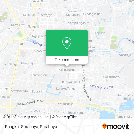 Rungkut Surabaya map