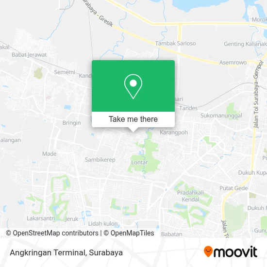 Angkringan Terminal map