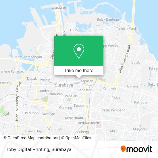 Toby Digital Printing map