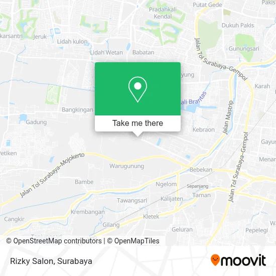 Rizky Salon map