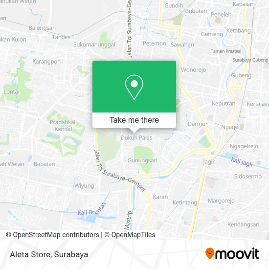 Aleta Store map
