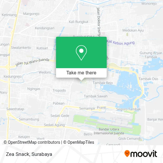 Zea Snack map