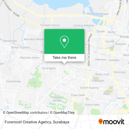 Foremost Creative Agency map