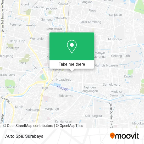 Auto Spa map
