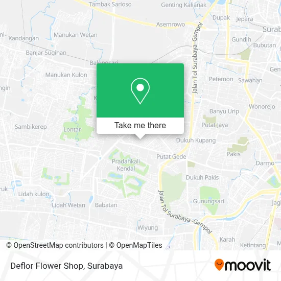 Deflor Flower Shop map