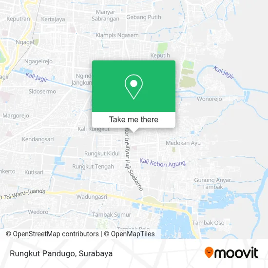 Rungkut Pandugo map