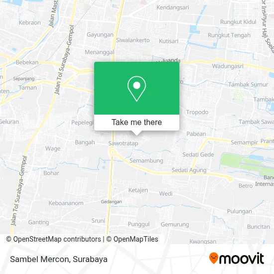 Sambel Mercon map