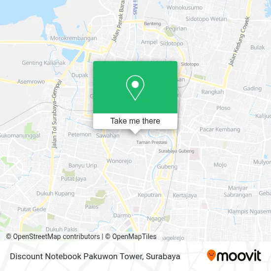 Discount Notebook Pakuwon Tower map