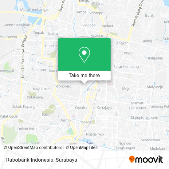 Rabobank Indonesia map