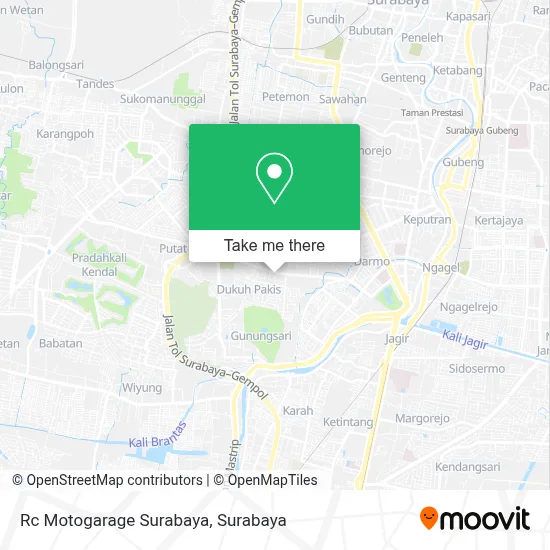 Rc Motogarage Surabaya map
