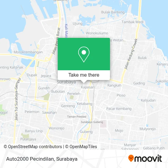 Auto2000 Pecindilan map