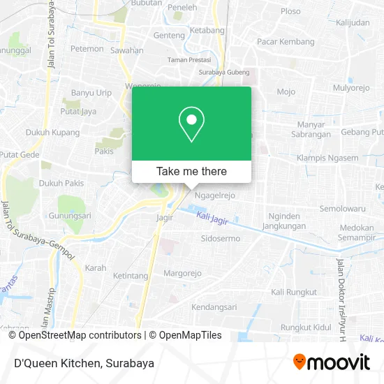 D'Queen Kitchen map