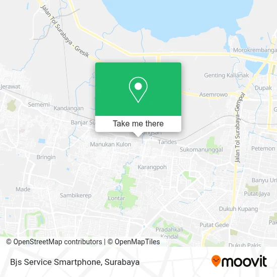 Bjs Service Smartphone map