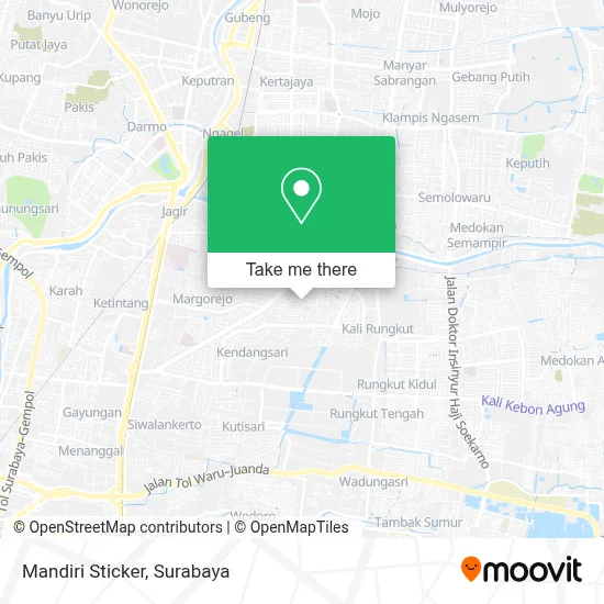 Mandiri Sticker map