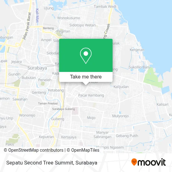 Sepatu Second Tree Summit map