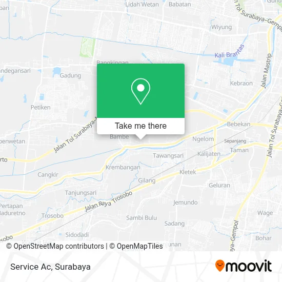 Service Ac map
