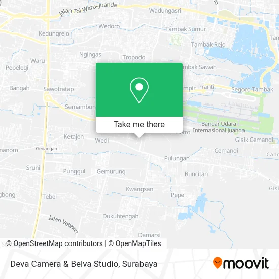 Deva Camera & Belva Studio map