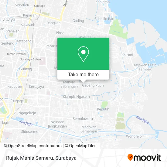 Rujak Manis Semeru map