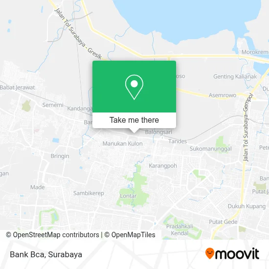 Bank Bca map
