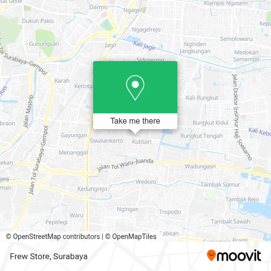 Frew Store map