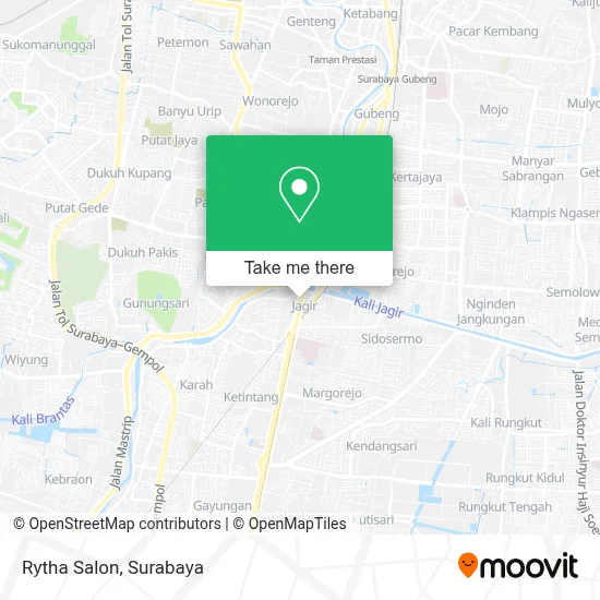 Rytha Salon map